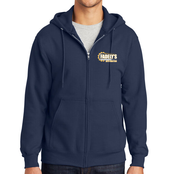 FAD - Essential Fleece Full Zip Hooded Sweatshirt Thumbnail