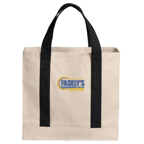 FAD - Cotton Canvas Two Tone Tote Thumbnail